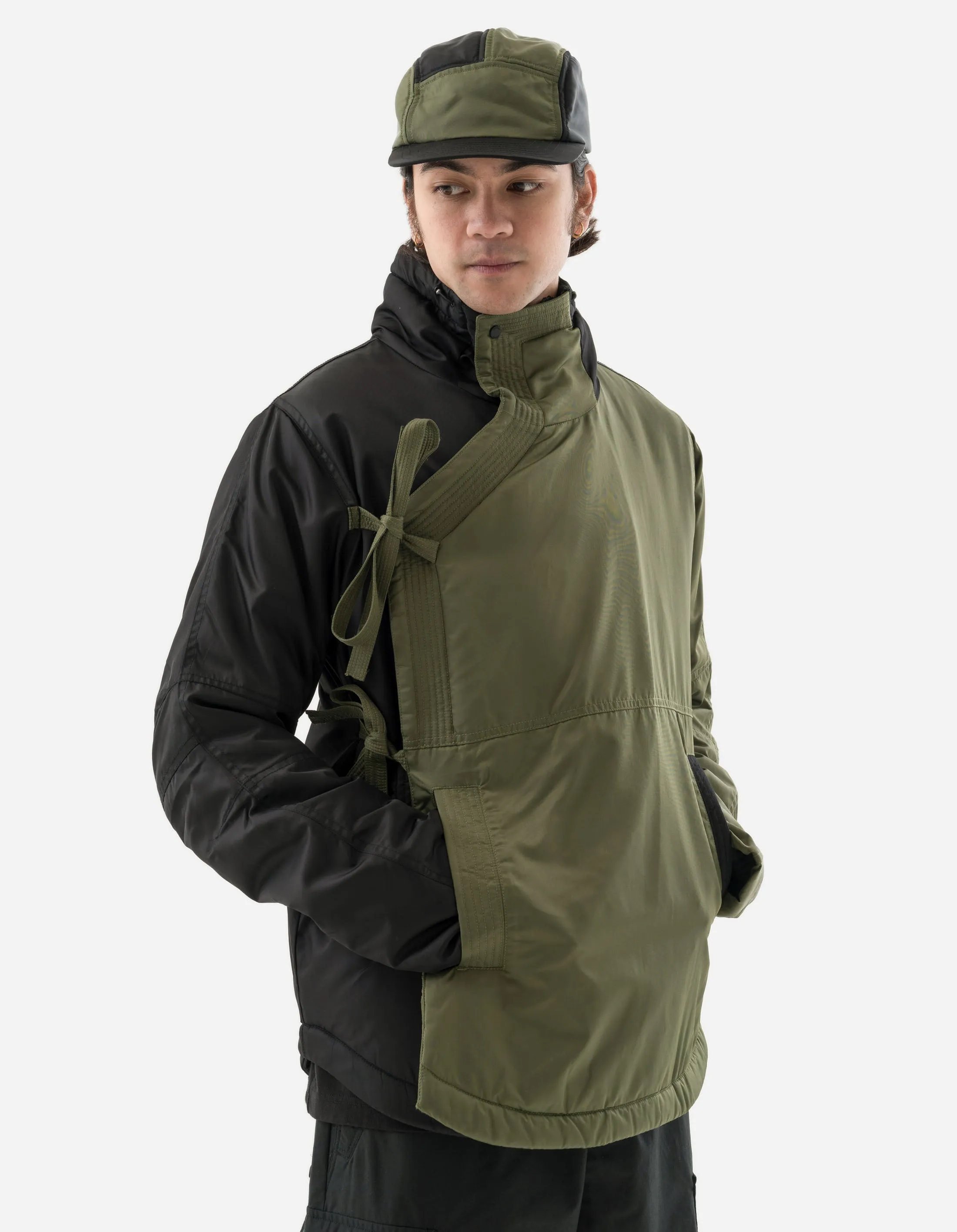 5274 Tibetan Padded Flight Jacket Black/Olive