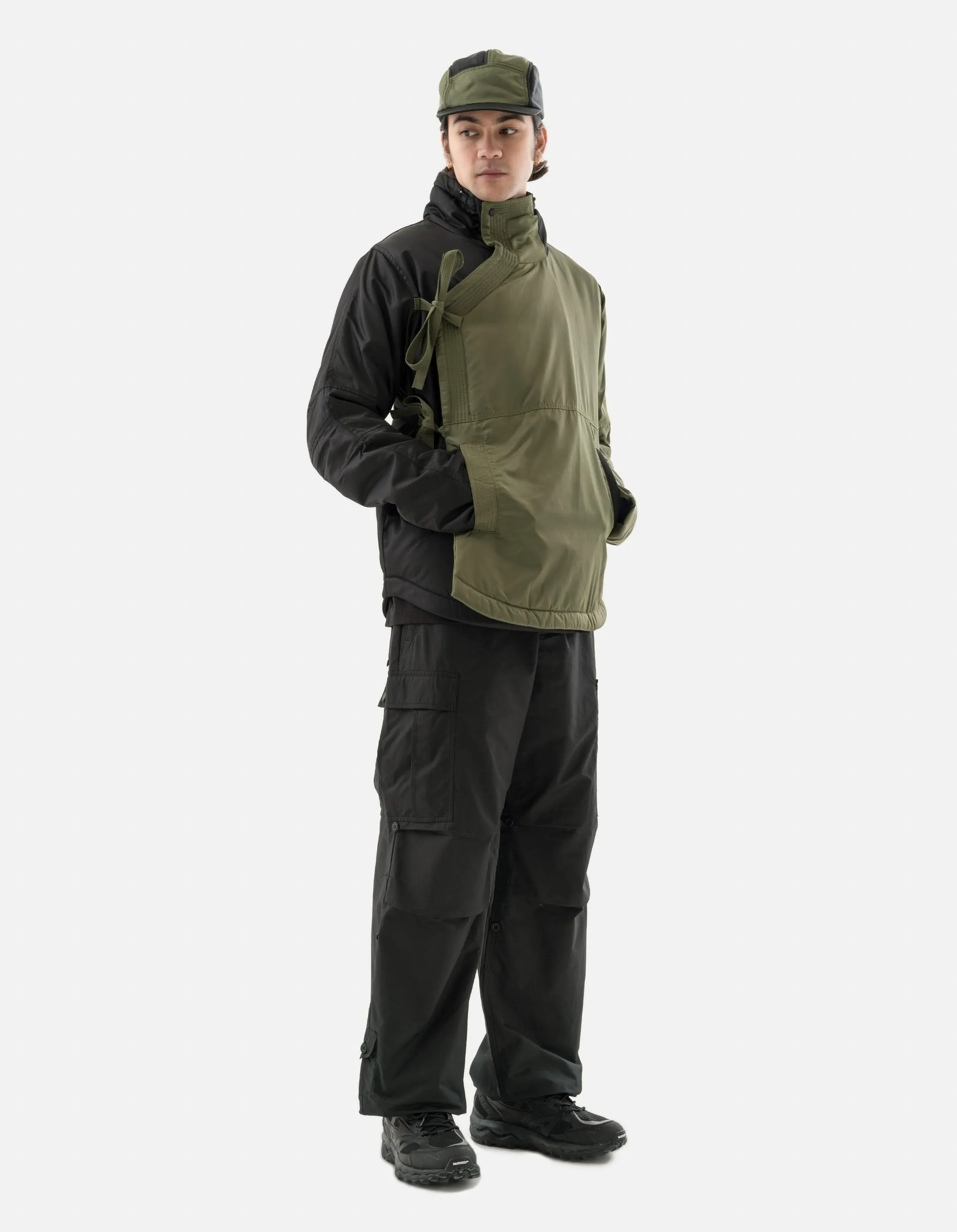 5274 Tibetan Padded Flight Jacket Black/Olive