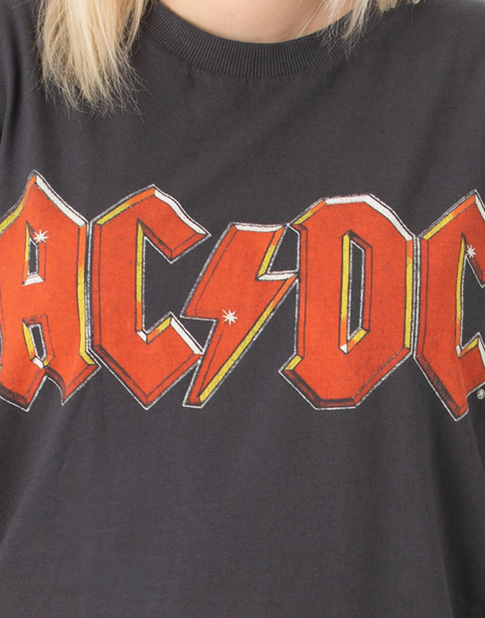 AC/DC Oversized Ladies T-Shirt Dress