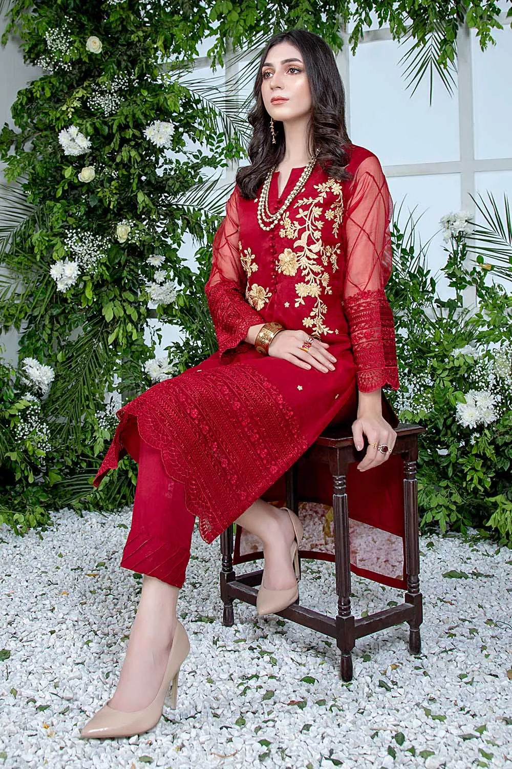 Azure Luxury Formal Shirt Collection – Metallic Rouge