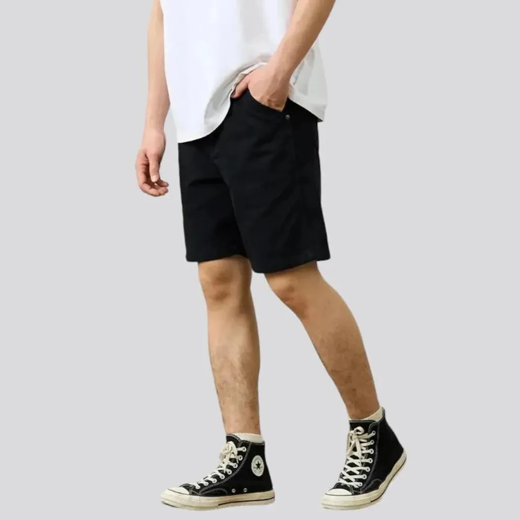 Baggy street men's jean shorts