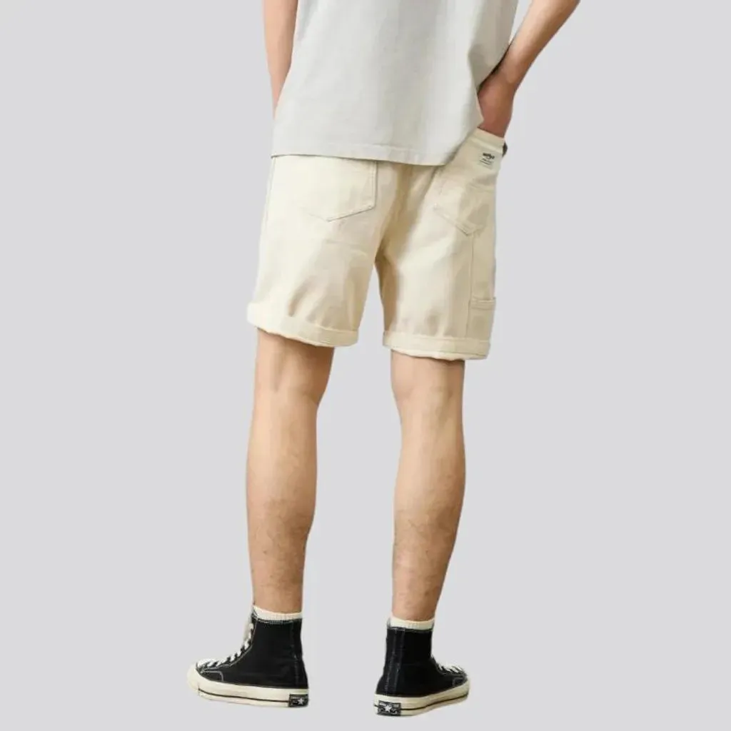 Baggy street men's jean shorts