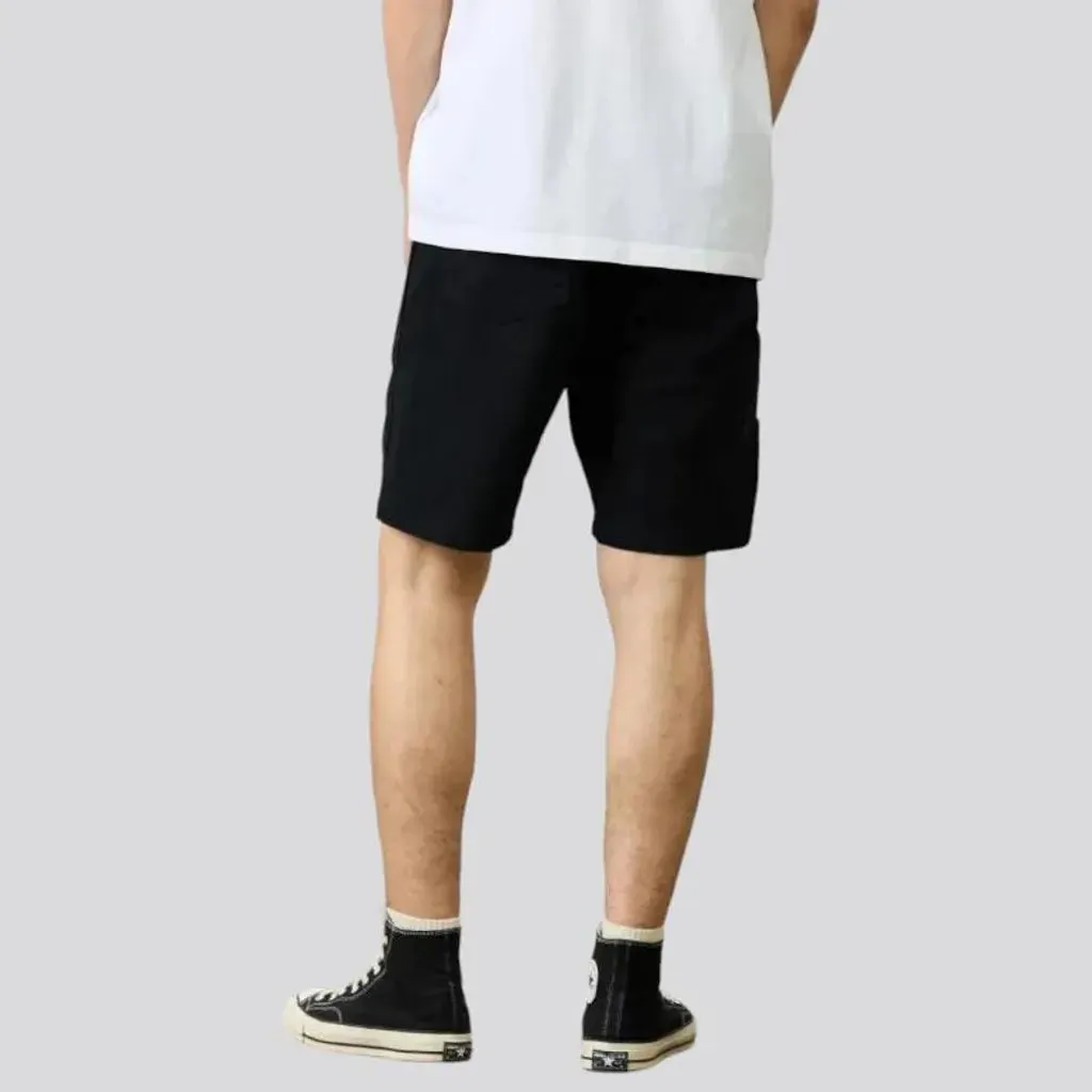 Baggy street men's jean shorts