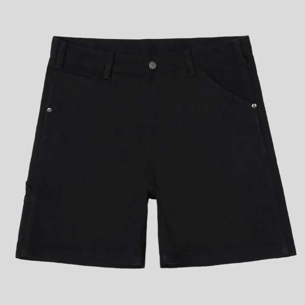 Baggy street men's jean shorts