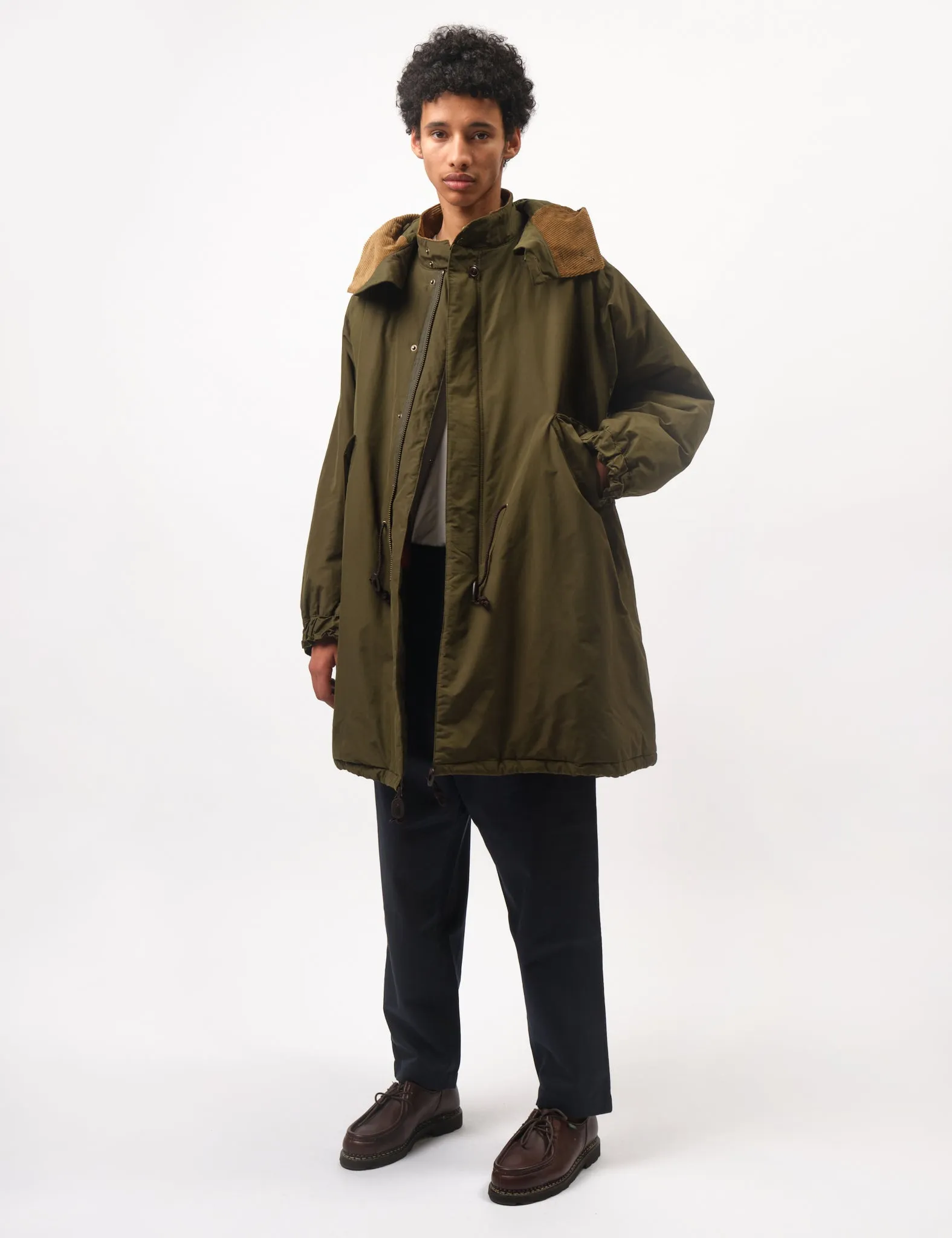 Barbour x Baracuta Mods Casual Parka - Olive Green