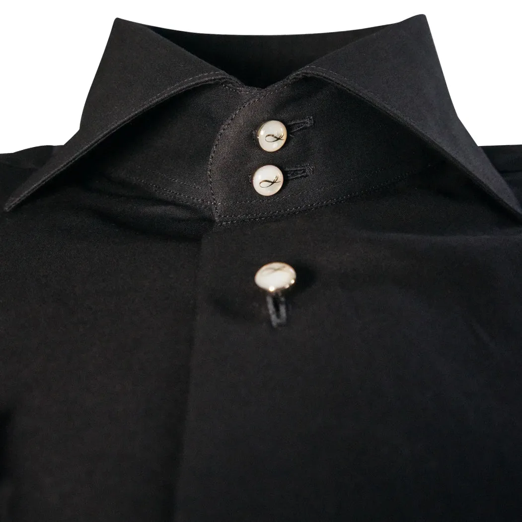 Black Classico Signature Tuxedo Shirt