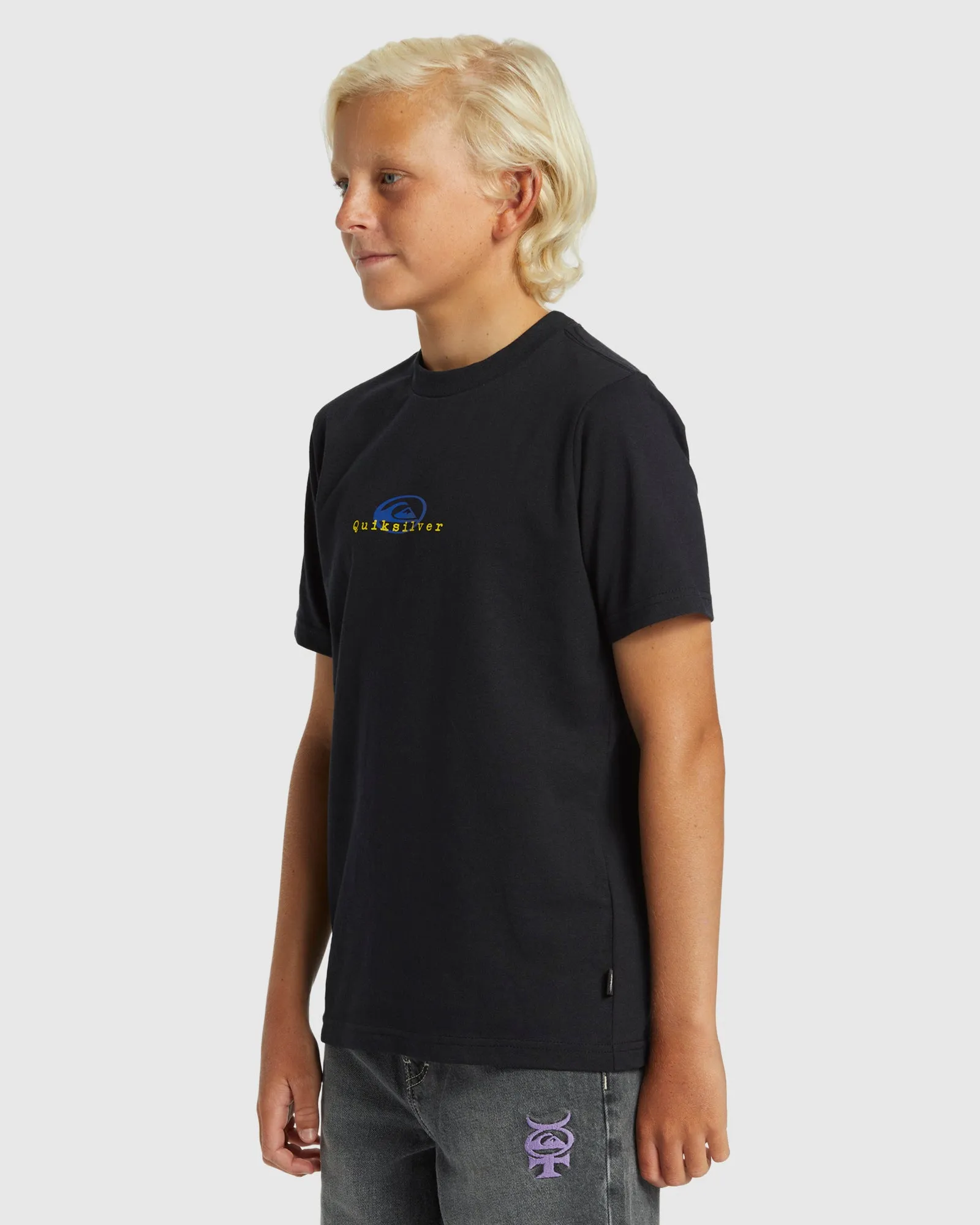 Boys Thermal Logo Short Sleeve T-Shirt