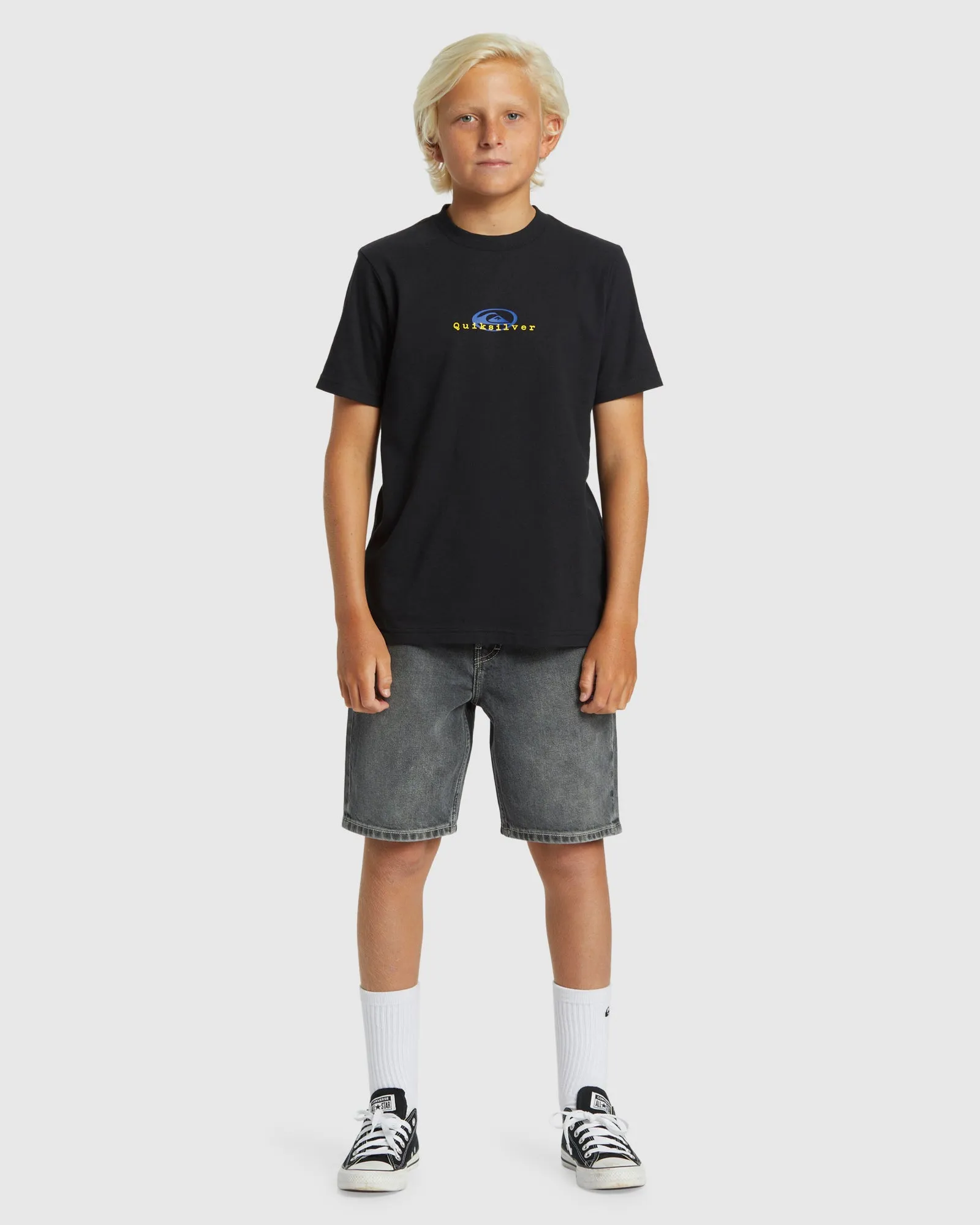 Boys Thermal Logo Short Sleeve T-Shirt