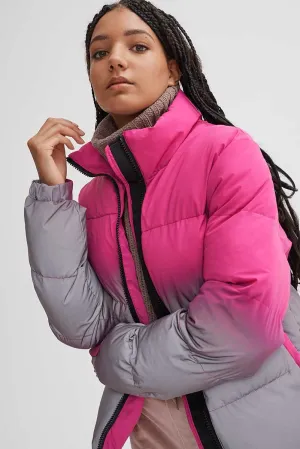 Brand new Eco-friendly Noize Kallie Midweight Puffer Neon Pink Reflective winter jacket, windproof, water-resistant, and free of harmful chemicals. Sz XS! Retails $204  on sale!