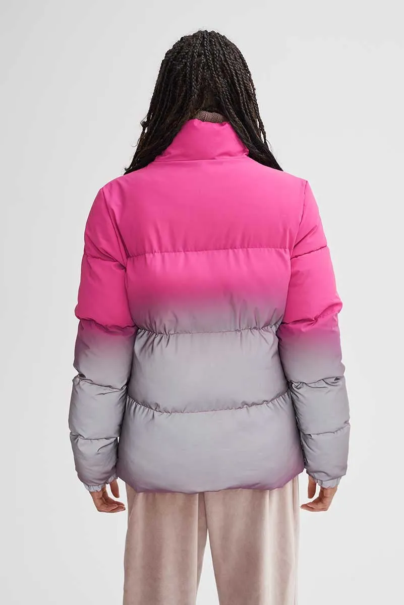 Brand new Eco-friendly Noize Kallie Midweight Puffer Neon Pink Reflective winter jacket, windproof, water-resistant, and free of harmful chemicals. Sz XS! Retails $204  on sale!