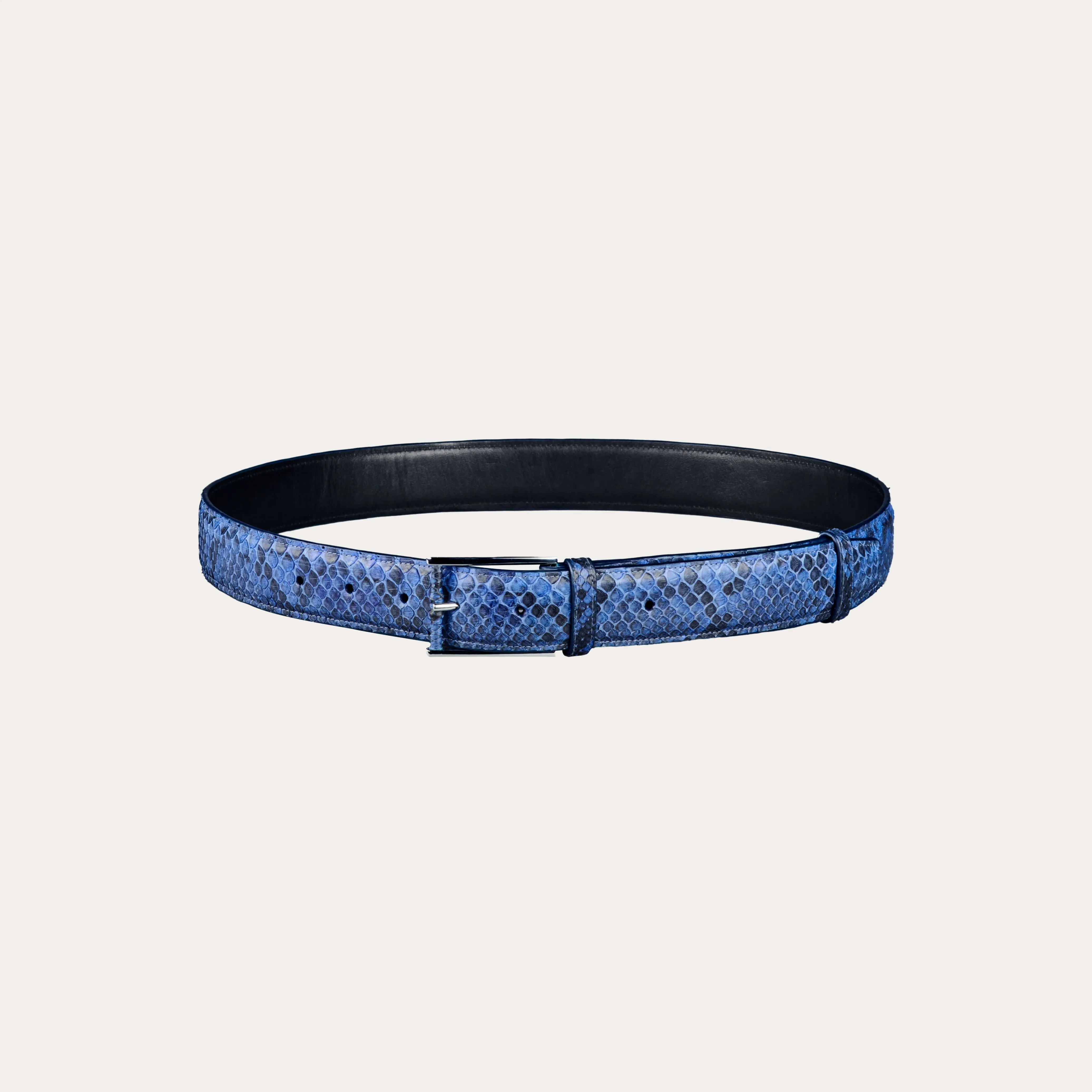 Burmese Python Leather Belt