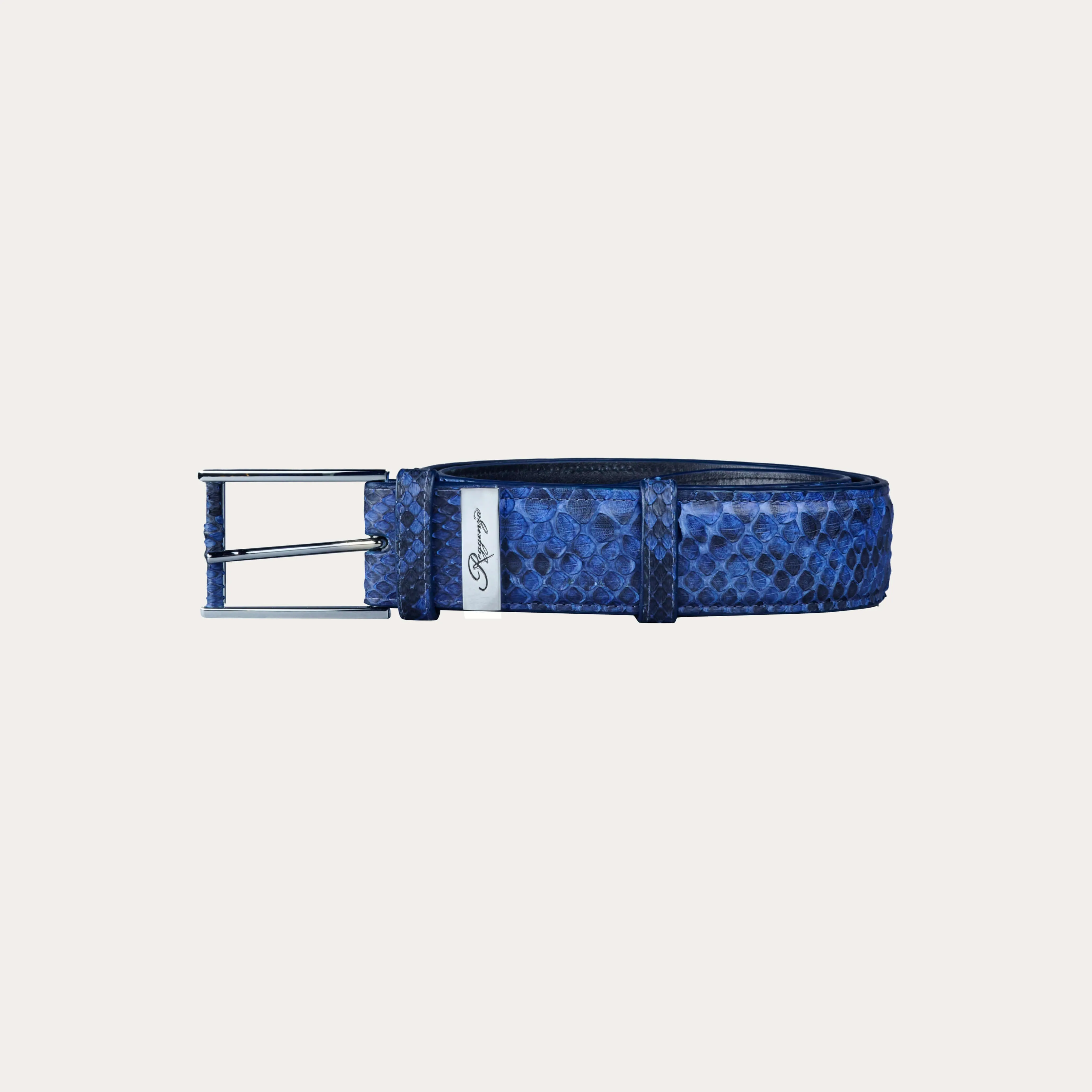 Burmese Python Leather Belt