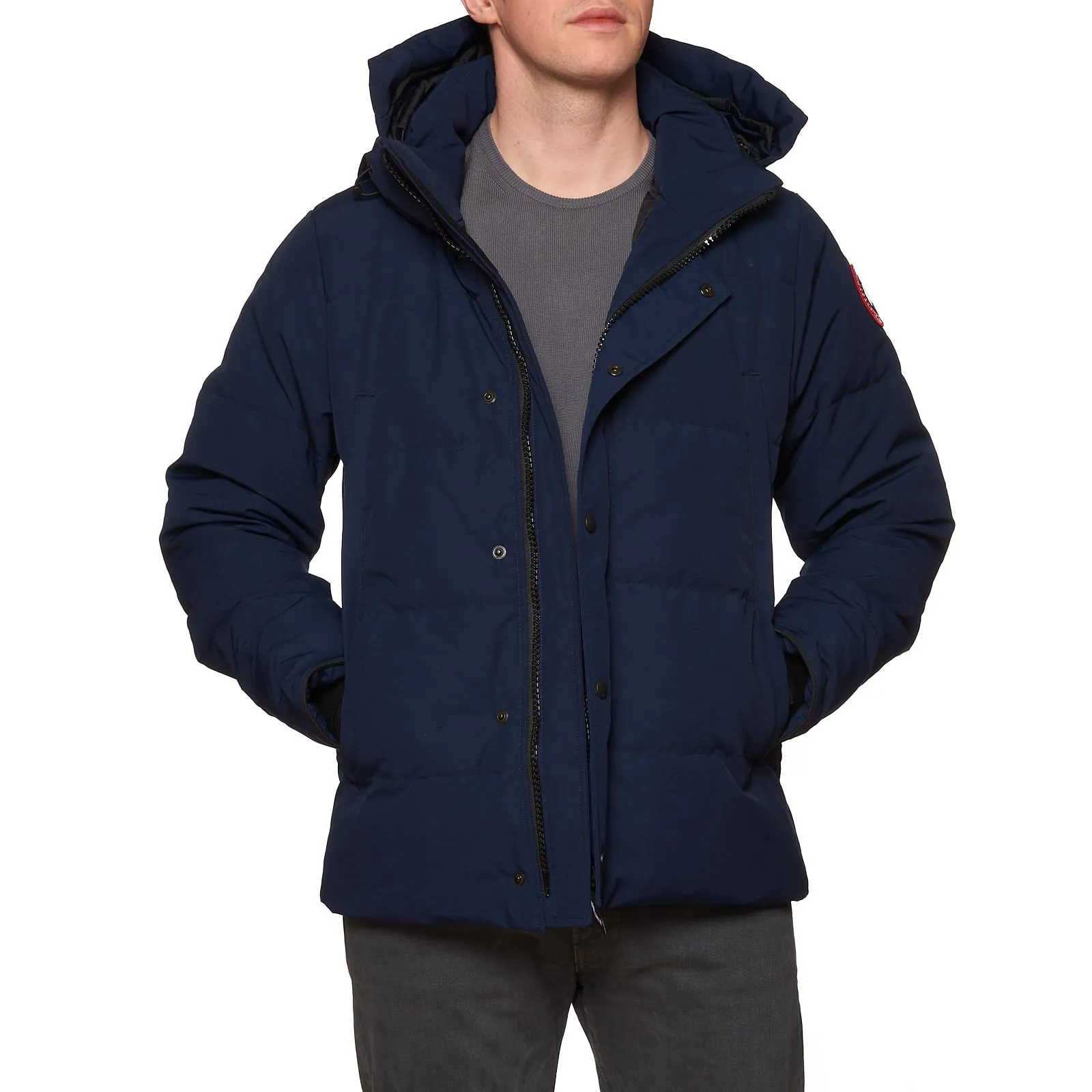 CANADA GOOSE Wyndham Parka 2048M 47 Blue Down Jacket Coat NEW