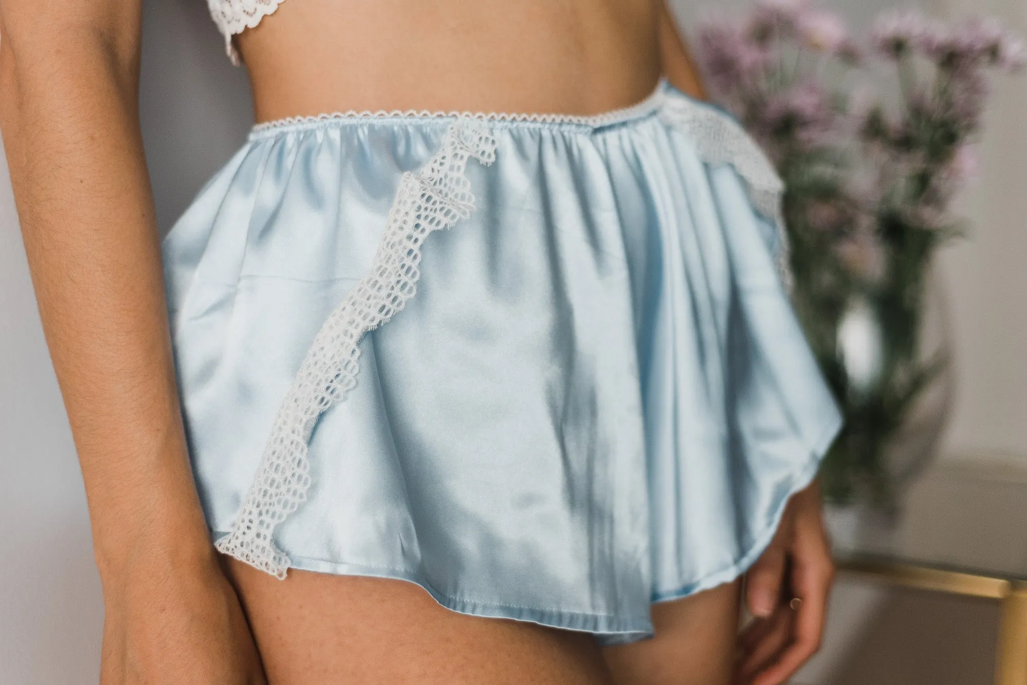 Eloise Baby Blue French Knickers