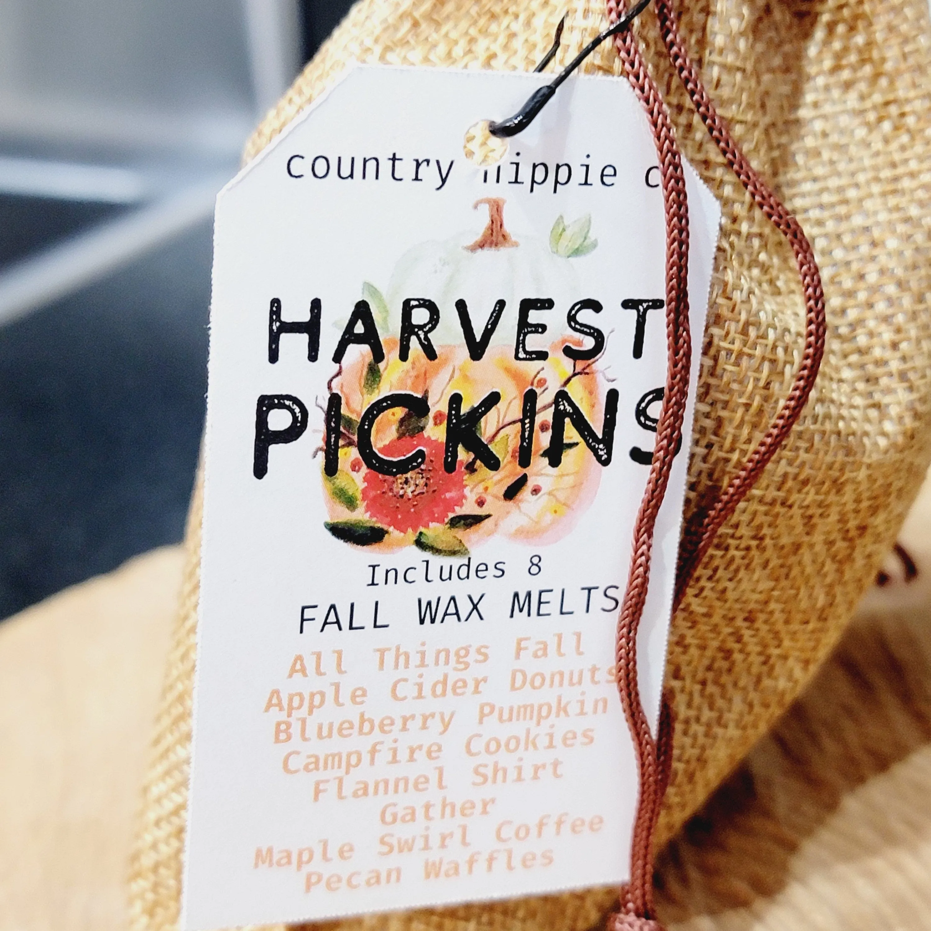 HARVEST PICKINS Fall Wax Melt Variety Gift Bag