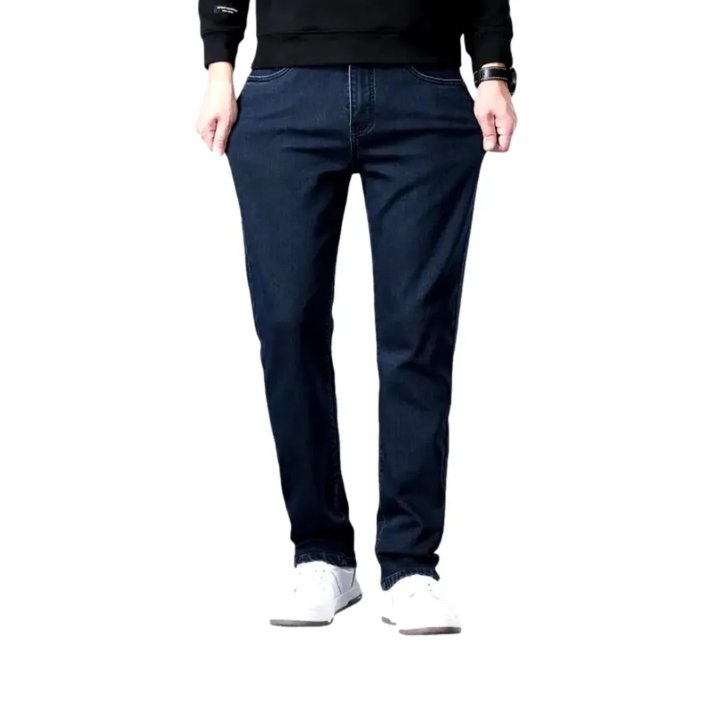 High rise stretchable tapered men's jeans