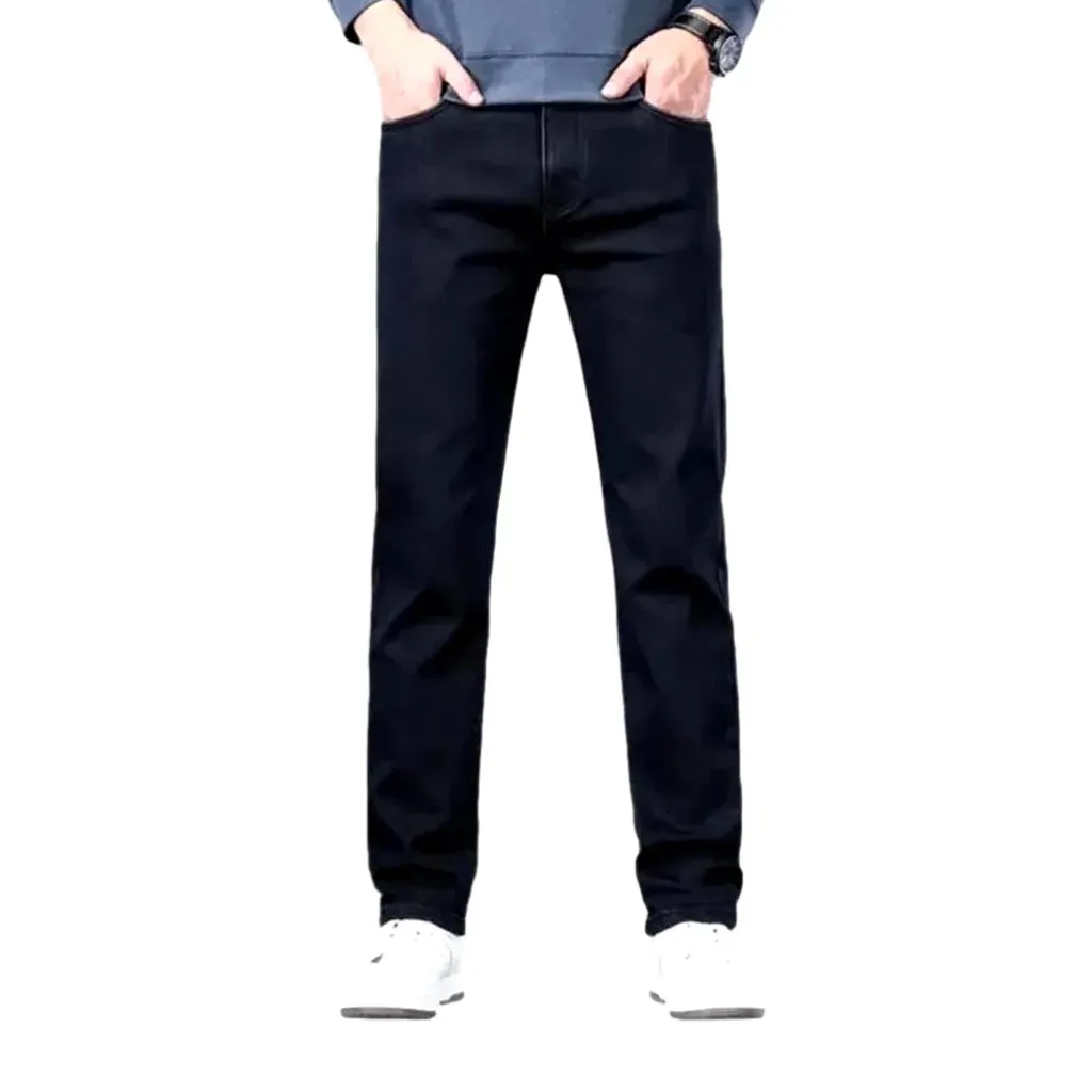 High rise stretchable tapered men's jeans