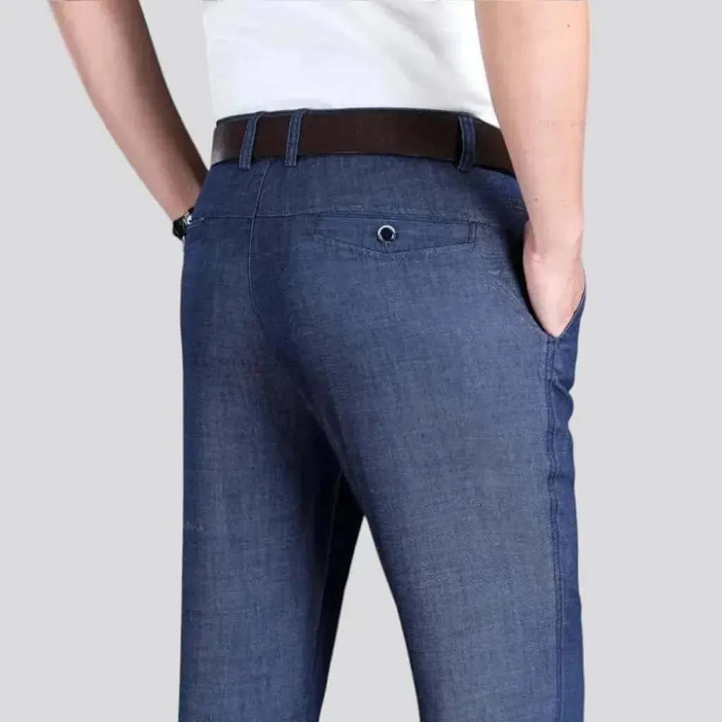 High-waist men's jeans pants