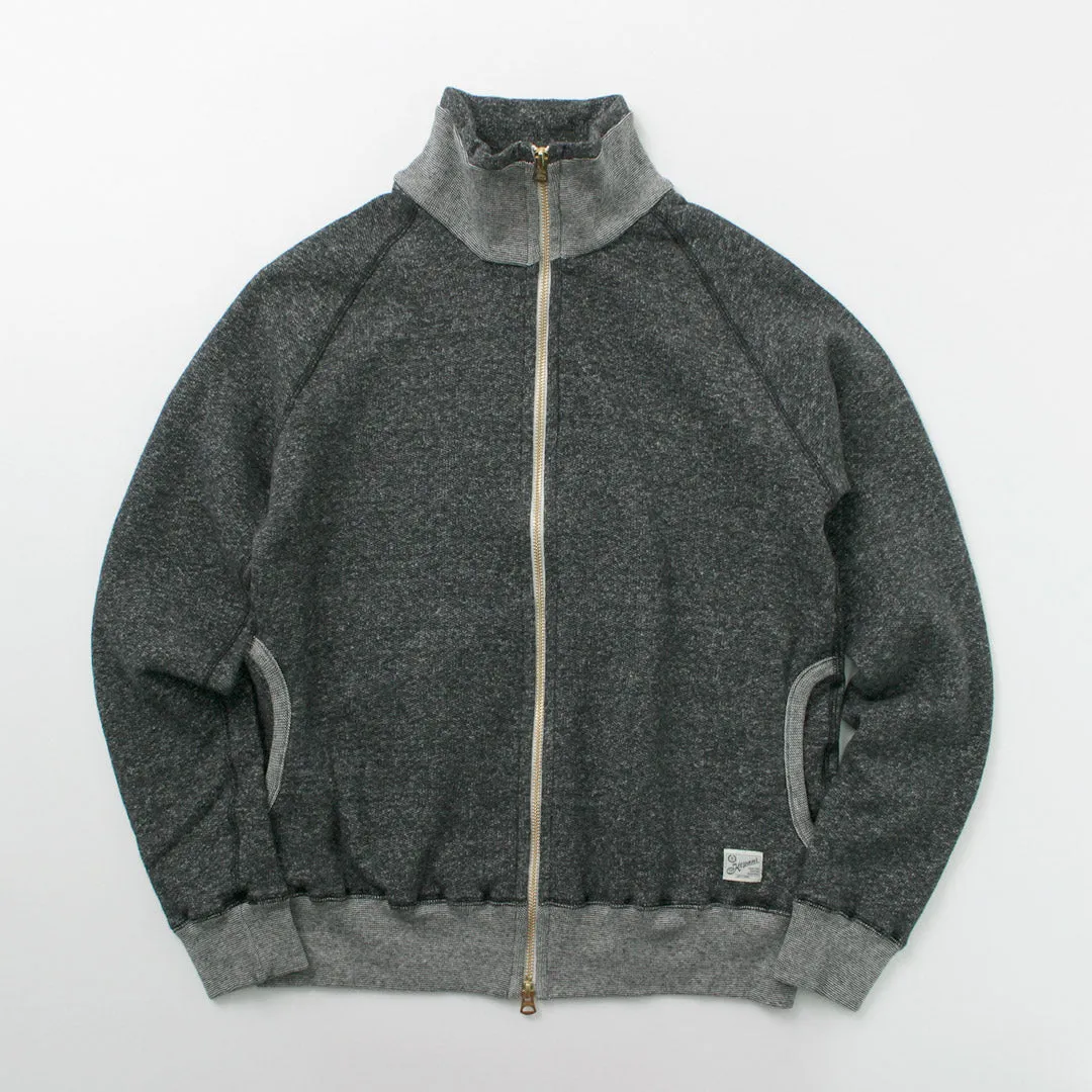 KEPANI / Great Smoky Raffy  brushed-lining stand neck sweatshirt jacket