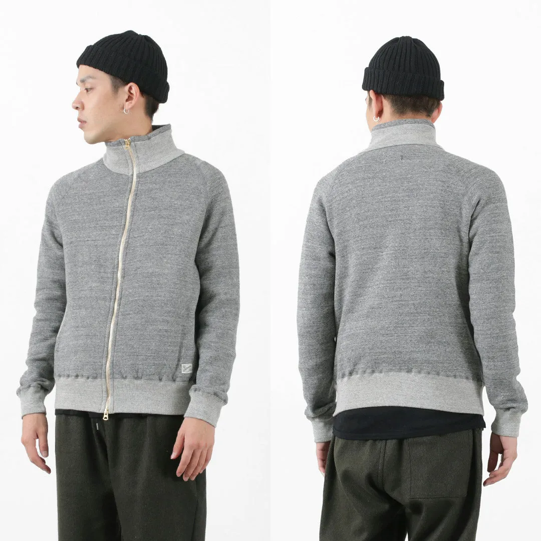 KEPANI / Great Smoky Raffy  brushed-lining stand neck sweatshirt jacket