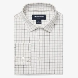 Leeward Dress Shirt in White Eric Plaid by Mizzen Main