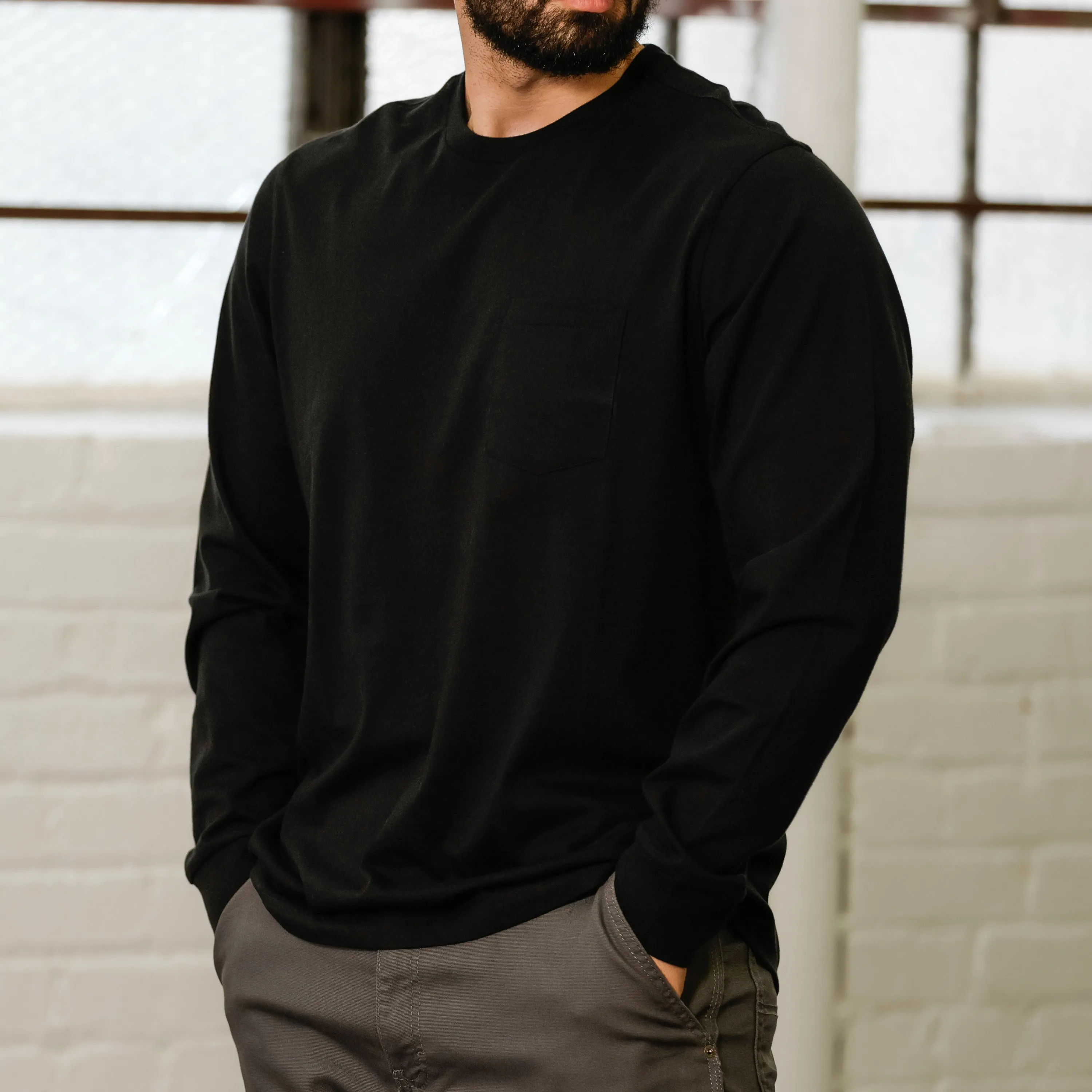 Long Sleeve Work Shirt - Mens