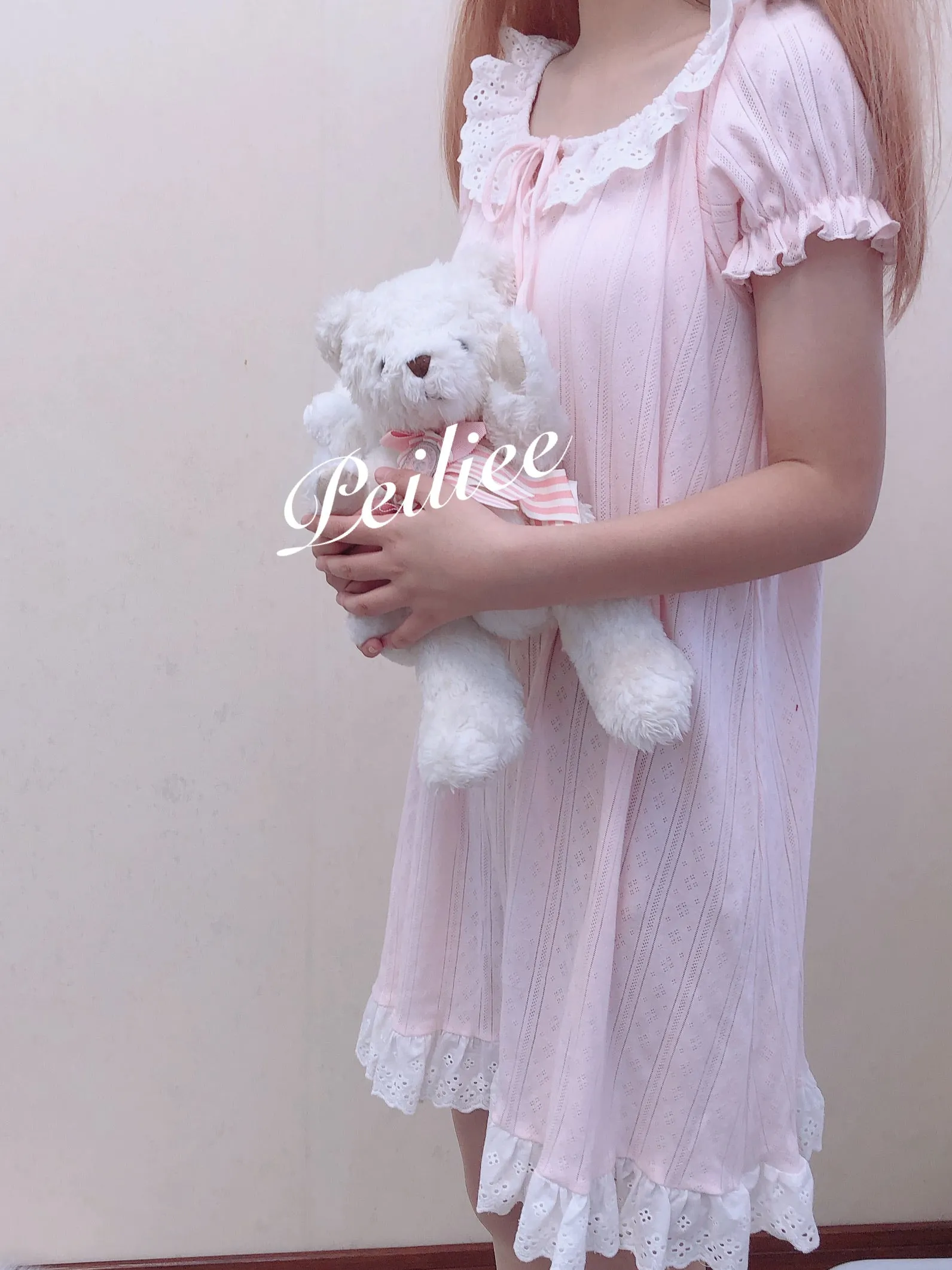 [Made by Peiliee] Love is two hearts as one cotton sleepwear loungewear dress