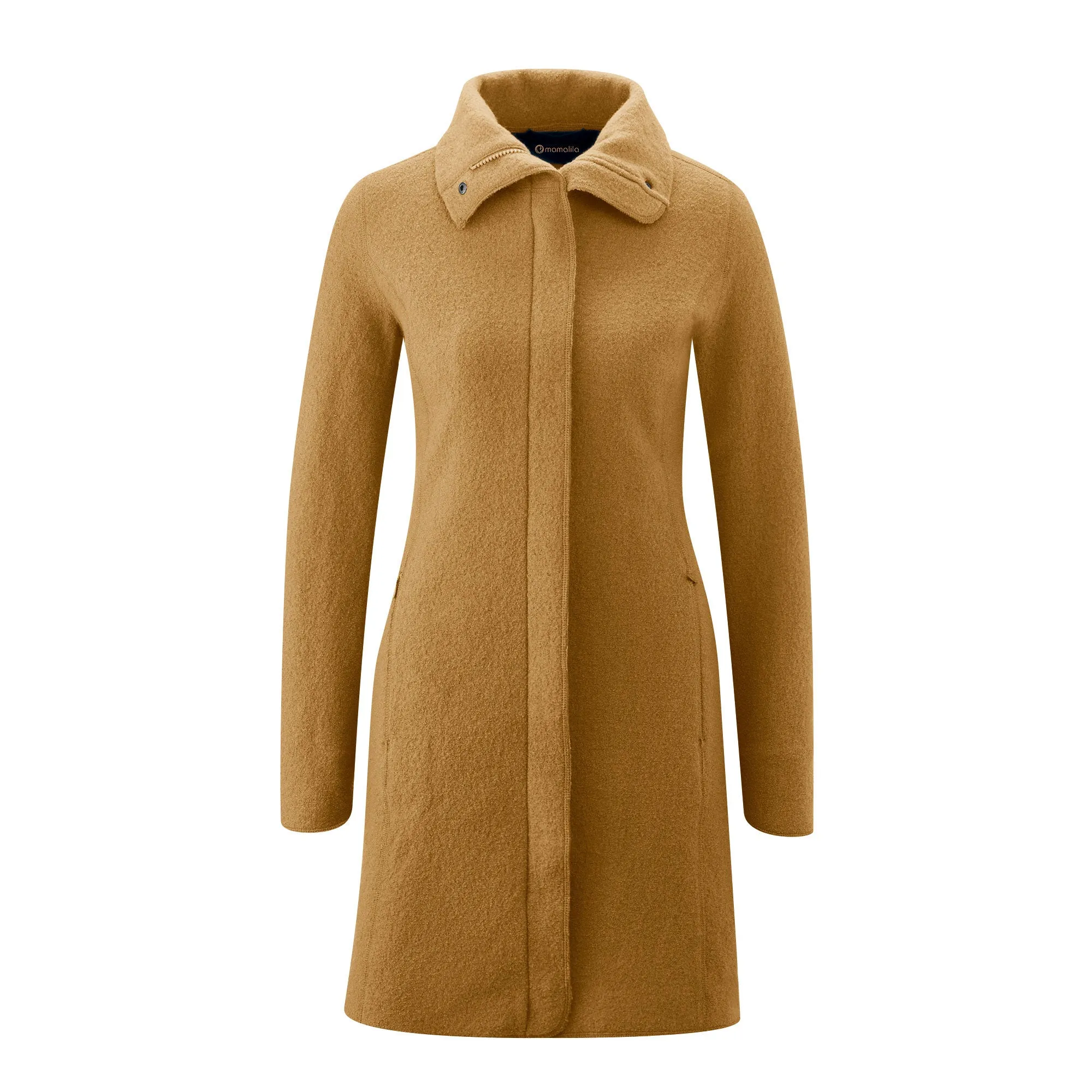 Mamalila  Maternity   Babywearing Wool Coat Oslo Camel