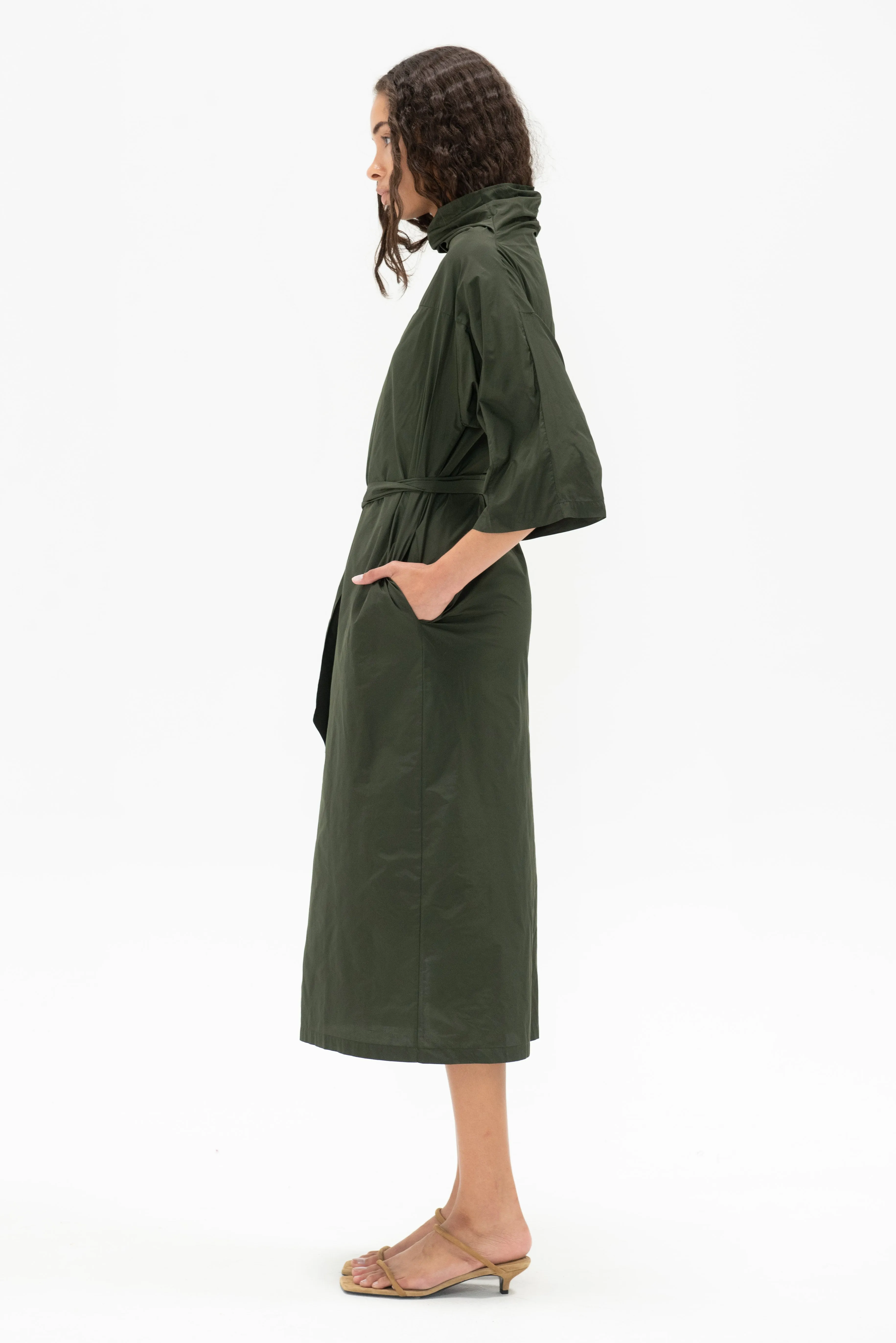 Morena Dress, Military Green