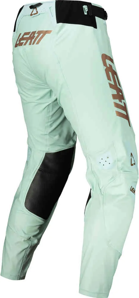 Moto 5.5 IKS Bold Leatt Motocross Pants, White/Green