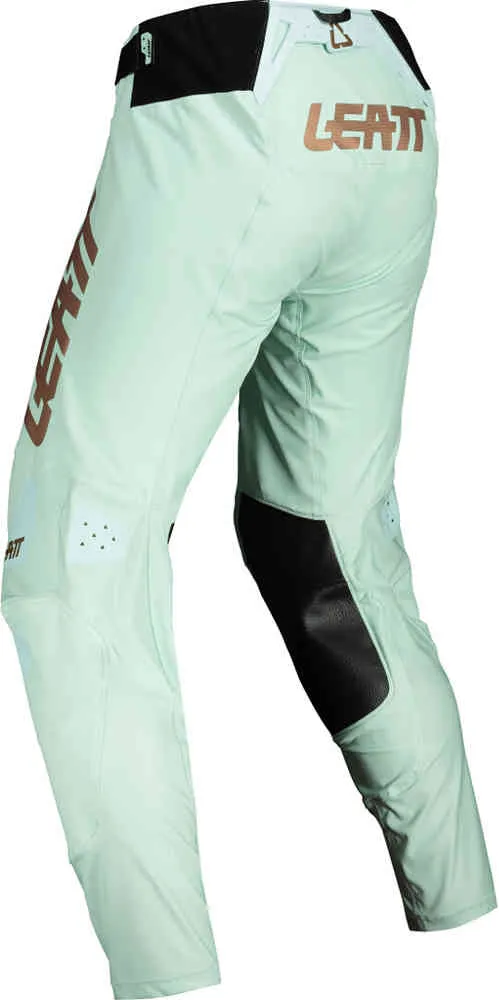 Moto 5.5 IKS Bold Leatt Motocross Pants, White/Green