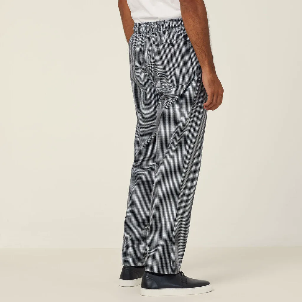 NNT Uniforms Small Check Baggy Chef Pants (CATQ35)