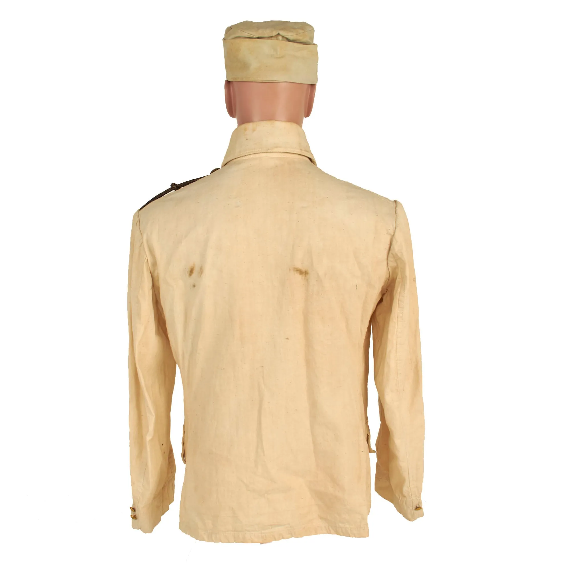 Original Austro-Hungarian WWI Enlisted Summerweight White Field Uniform Set With Cap - Dated 1917