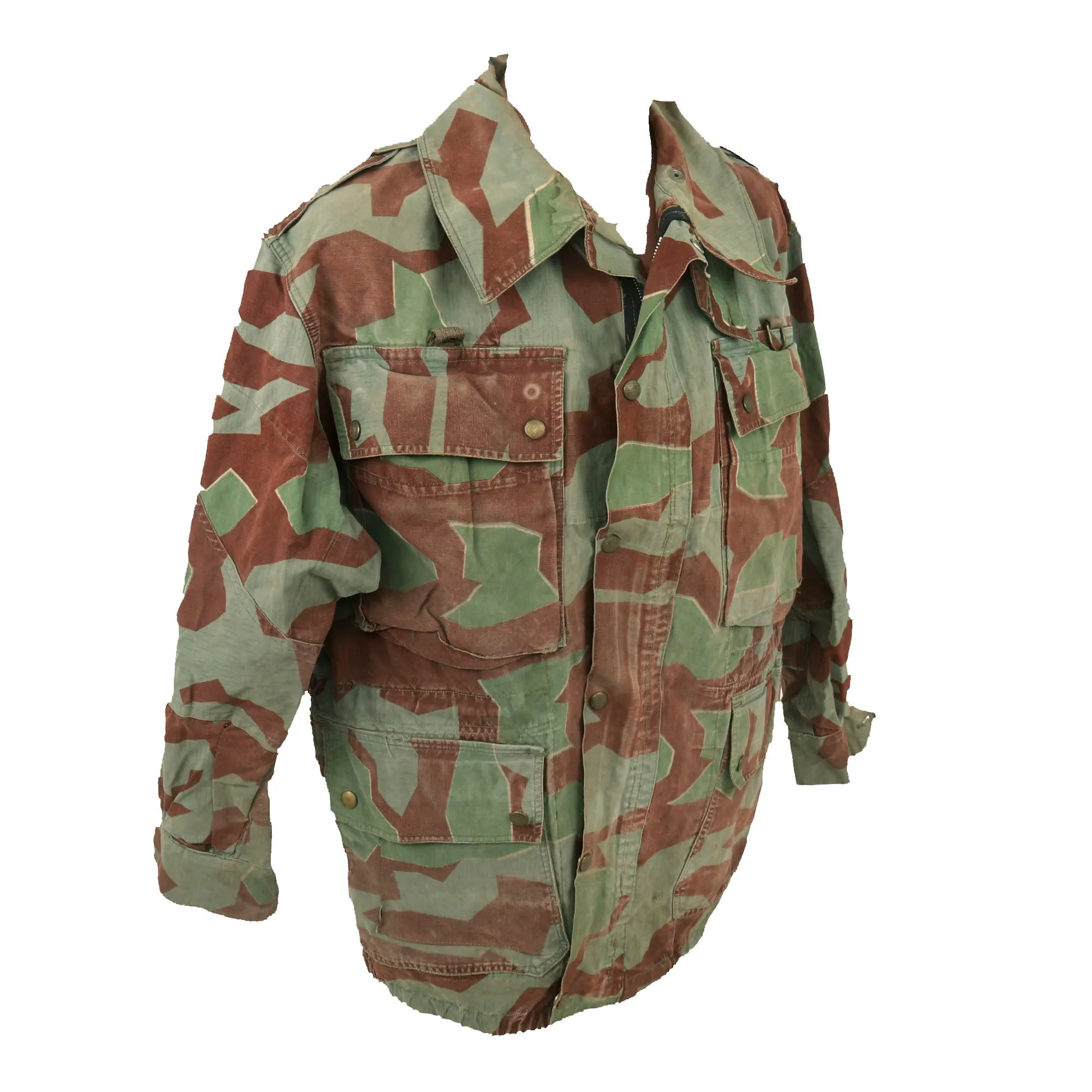 Original German Early Cold War Era West German Circa 1956 Bundeswehr Splinter Camouflage Pattern Field Uniform Set