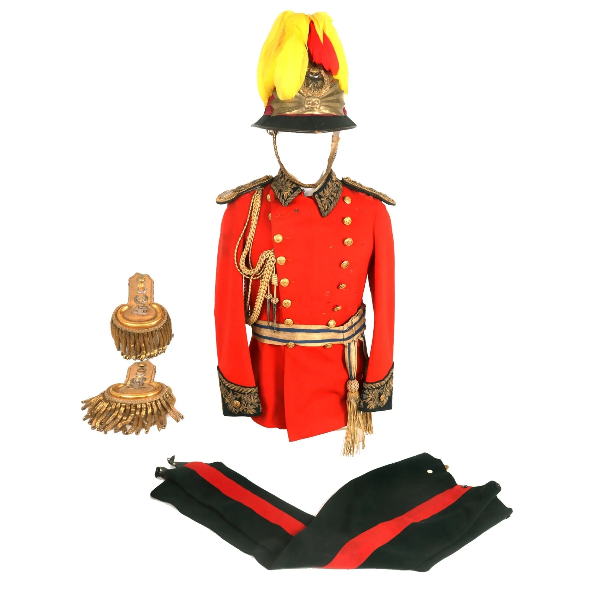 Original Nepalese Pre-WWII Dress Uniform of Maharaja His Highness Mohan Shamsher Jang Bahadur Rana of Nepal GCB, GCIE, GBE, (1885-1967) Prime Minister and Supreme Commander in Chief of Nepal 1948 - 1951