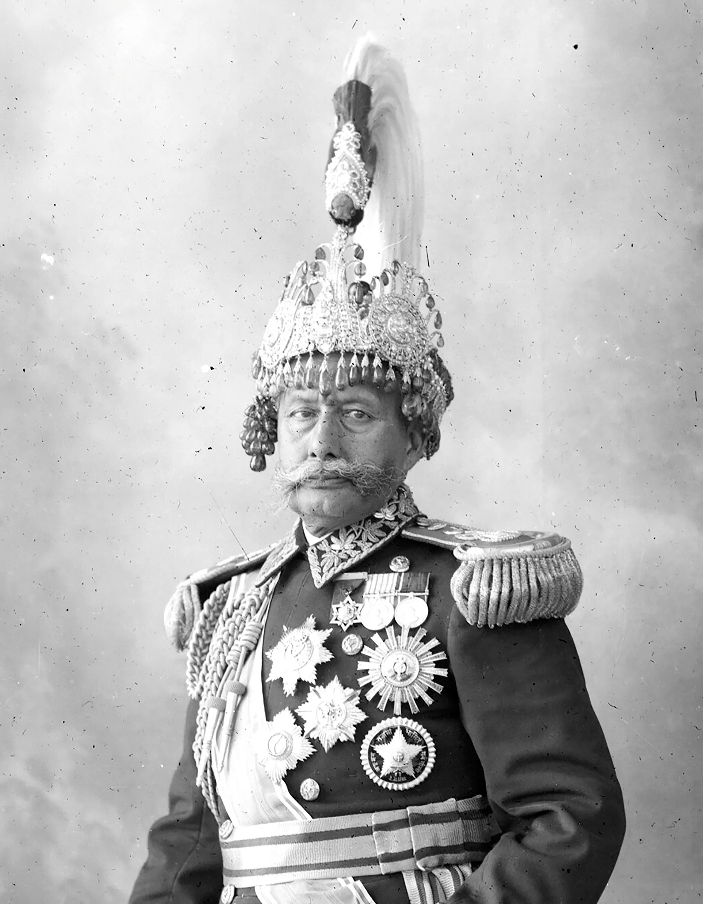 Original Nepalese Pre-WWII Dress Uniform of Maharaja His Highness Mohan Shamsher Jang Bahadur Rana of Nepal GCB, GCIE, GBE, (1885-1967) Prime Minister and Supreme Commander in Chief of Nepal 1948 - 1951