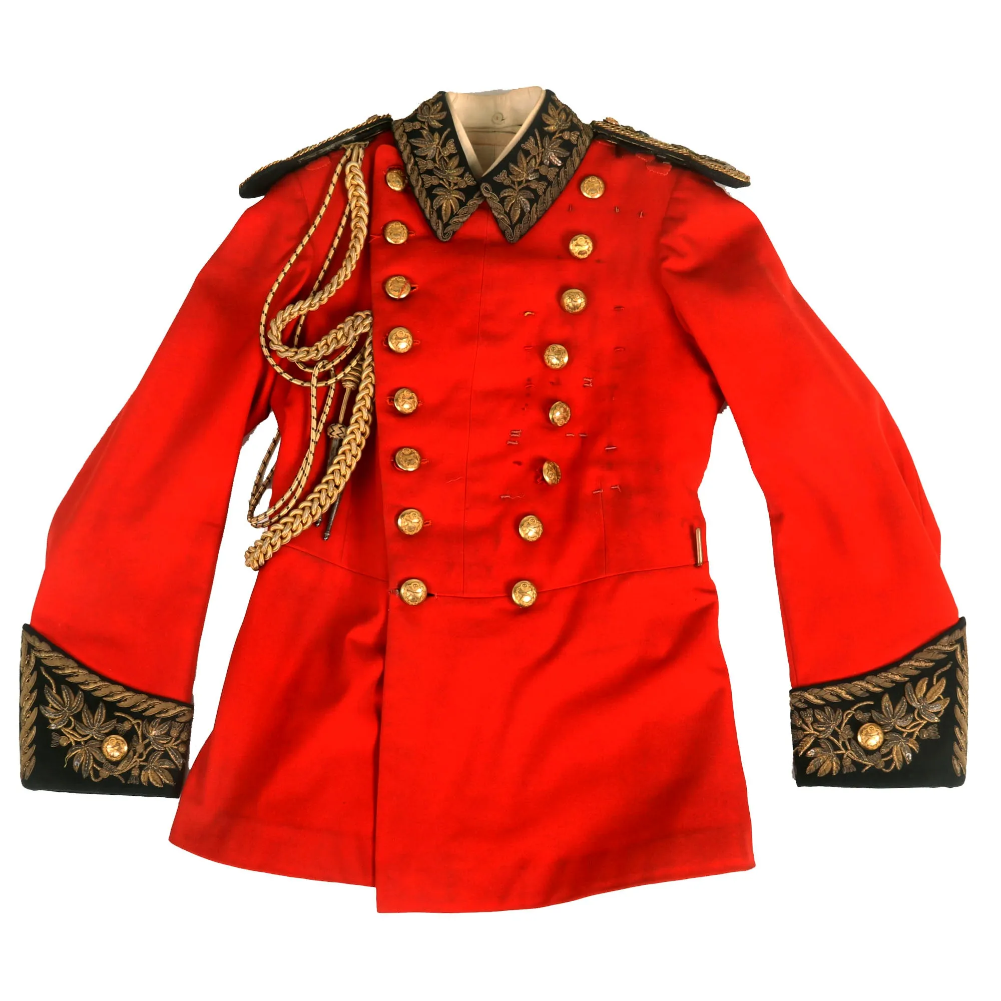 Original Nepalese Pre-WWII Dress Uniform of Maharaja His Highness Mohan Shamsher Jang Bahadur Rana of Nepal GCB, GCIE, GBE, (1885-1967) Prime Minister and Supreme Commander in Chief of Nepal 1948 - 1951