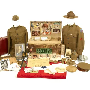 Original U.S. WWI Named Medical Department Trunk Grouping