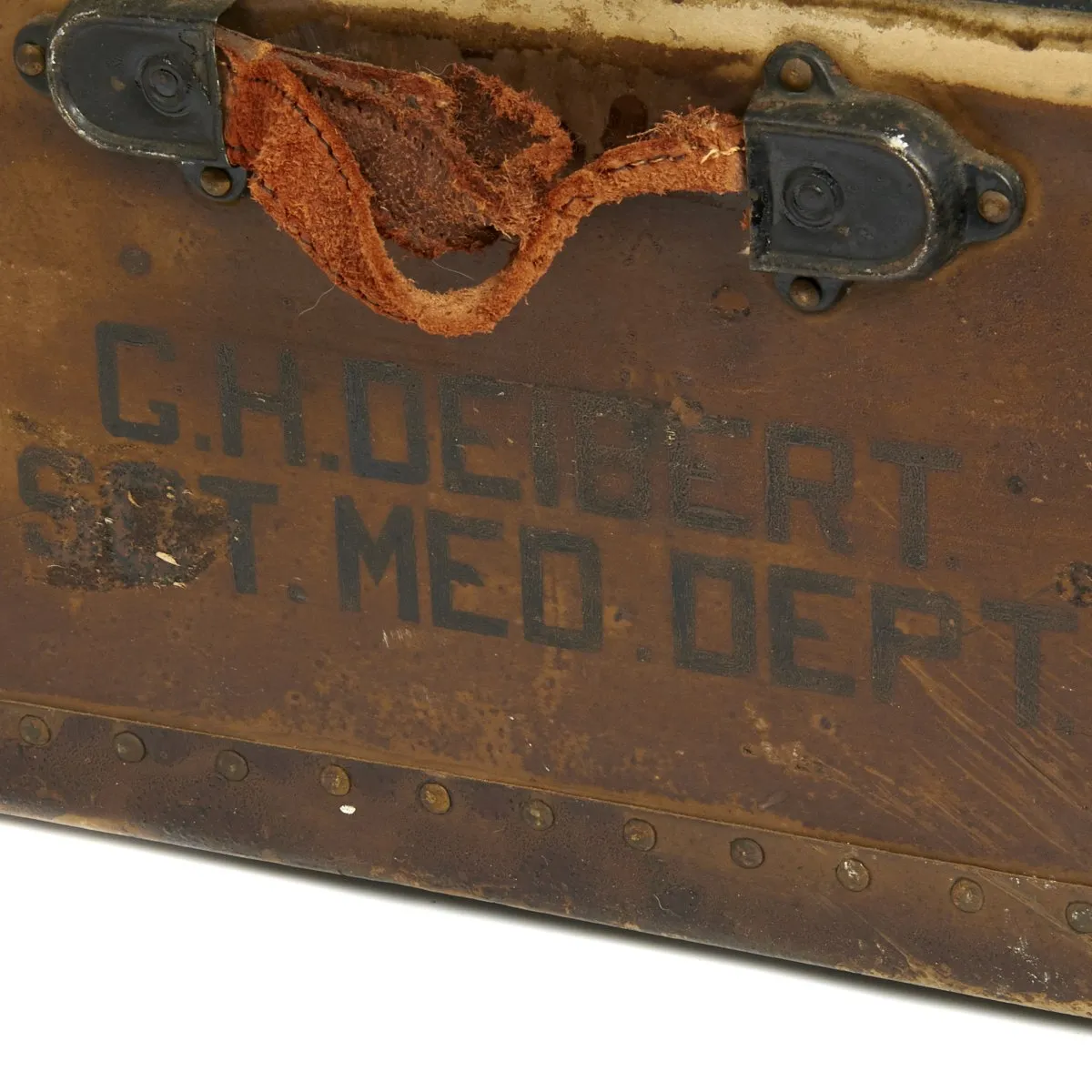 Original U.S. WWI Named Medical Department Trunk Grouping