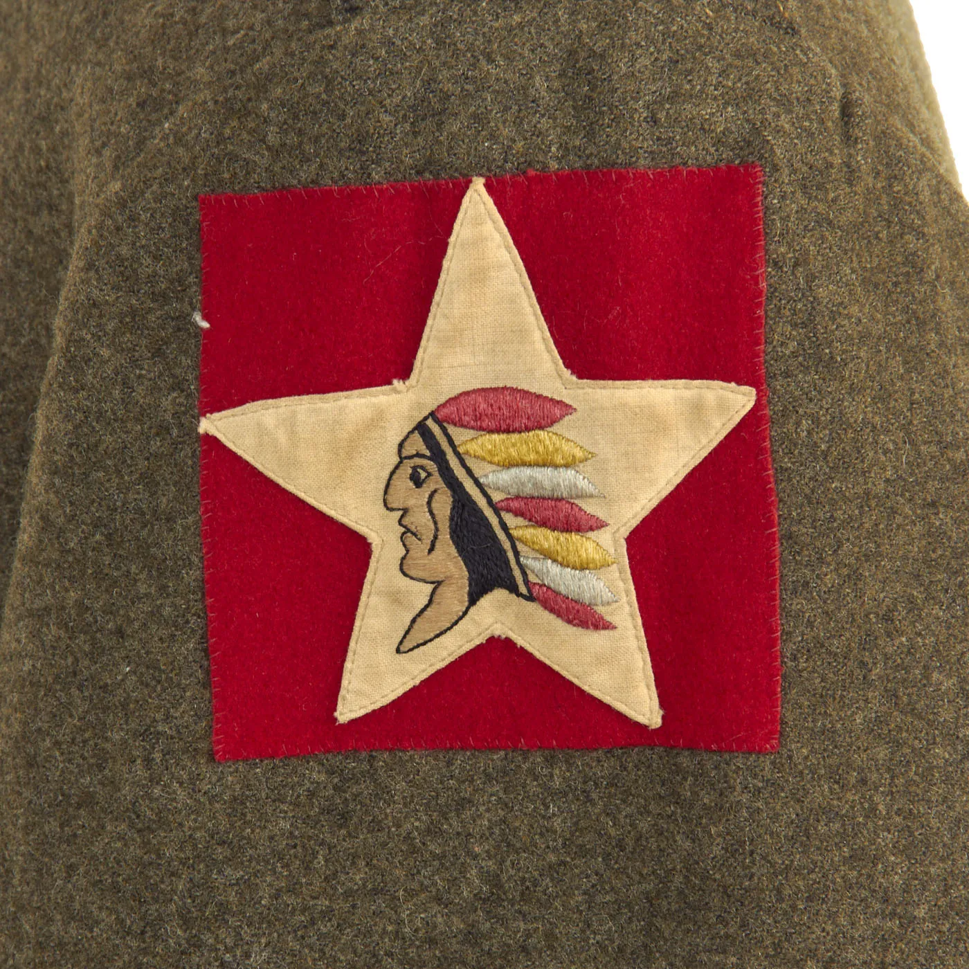 Original U.S. WWI United States Marine Corps 1st Battalion 5th Marine Regiment Patched Service Alphas Coat With Named Trousers - Geronimo