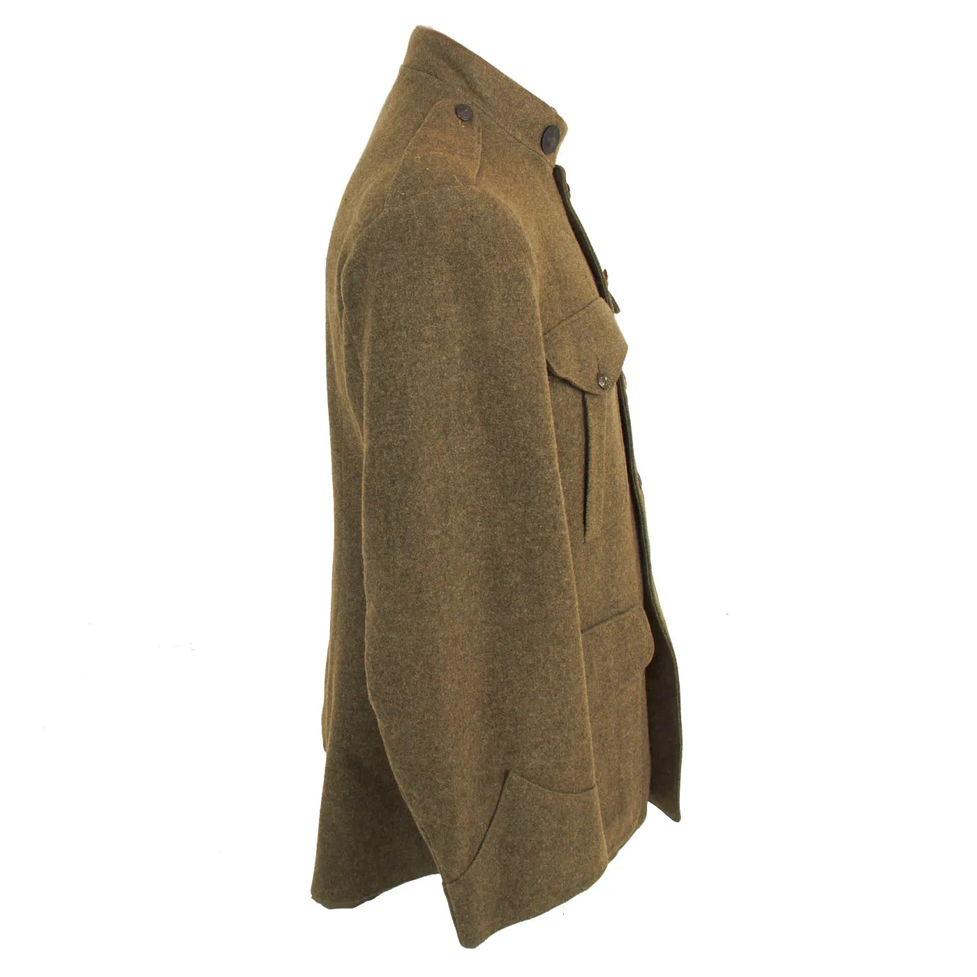 Original U.S. WWI United States Marine Corps 1st Battalion 5th Marine Regiment Patched Service Alphas Coat With Named Trousers - Geronimo