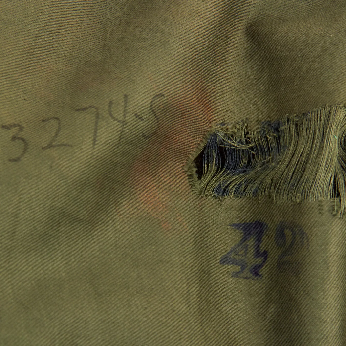 Original U.S. WWI United States Marine Corps 1st Battalion 5th Marine Regiment Patched Service Alphas Coat With Named Trousers - Geronimo