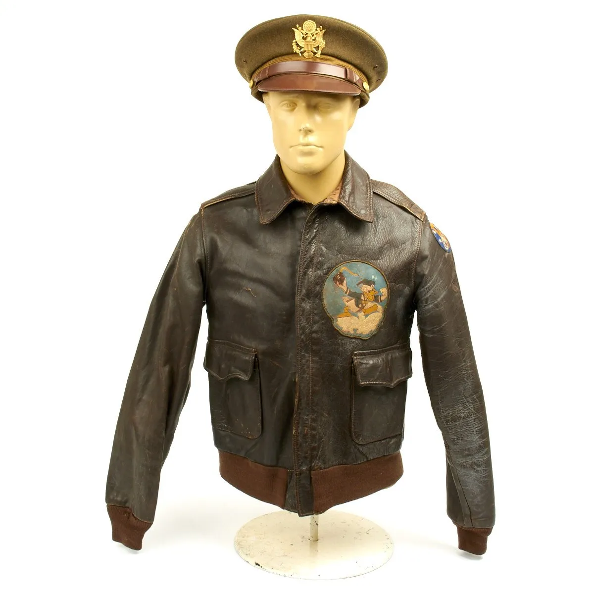 Original U.S. WWII B-24 380th Bomb Group KING OF THE HEAVIES Pilot Uniform Grouping