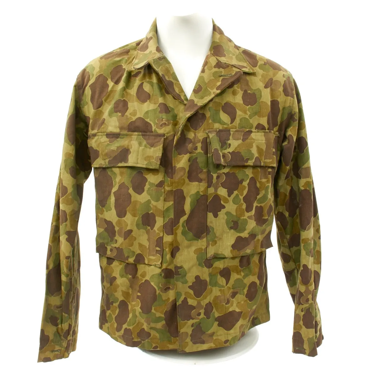 Original U.S. WWII Herringbone Twill Camouflage Jacket and Pants