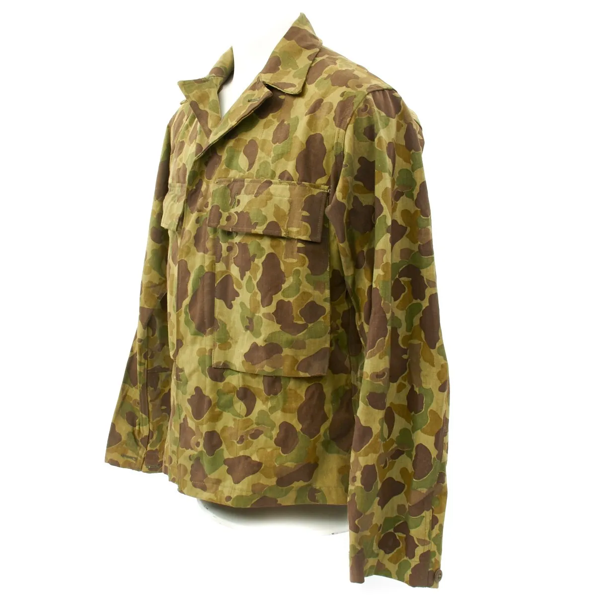 Original U.S. WWII Herringbone Twill Camouflage Jacket and Pants