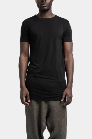 Regular long t-shirt, Black