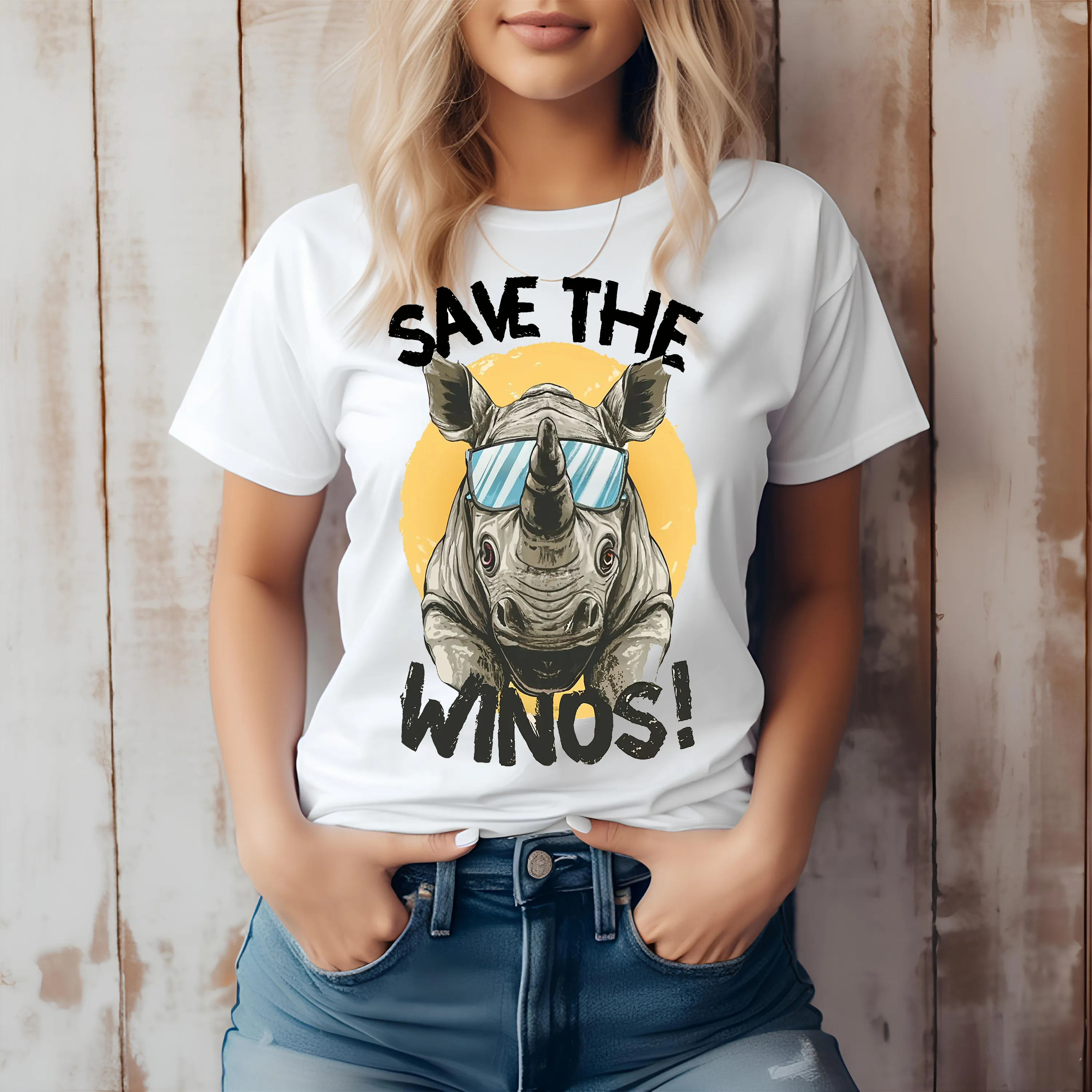 Save the Winos - Women's Relaxed T-Shirt