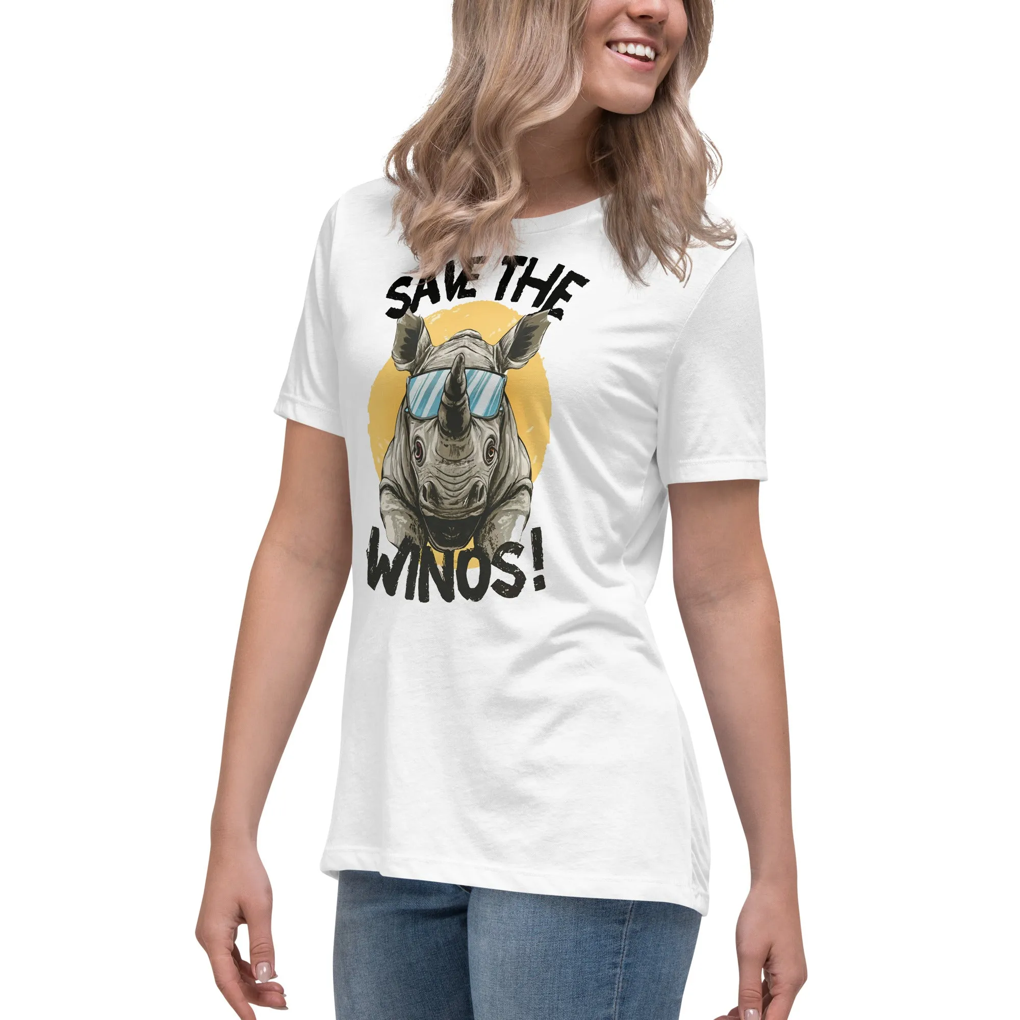 Save the Winos - Women's Relaxed T-Shirt