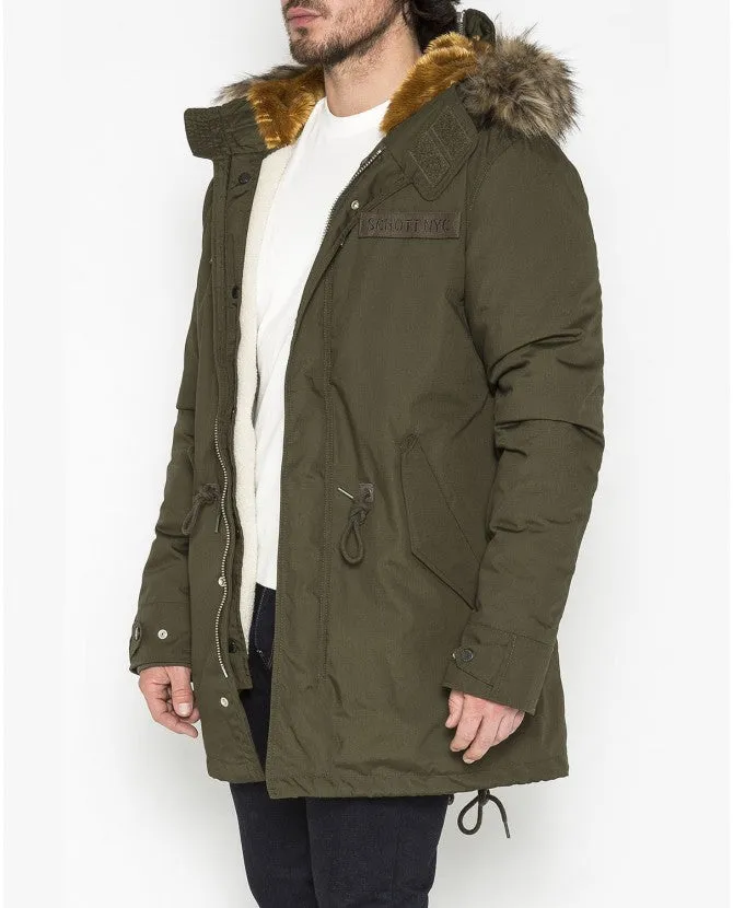 SCHOTT M517 HOODED JACKET