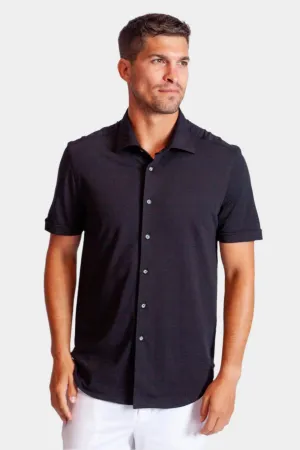 Single Shot Short Sleeve Tech Shirt - Black